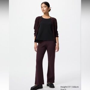Uniqlo Washable Ribbed Knit Pants NWT